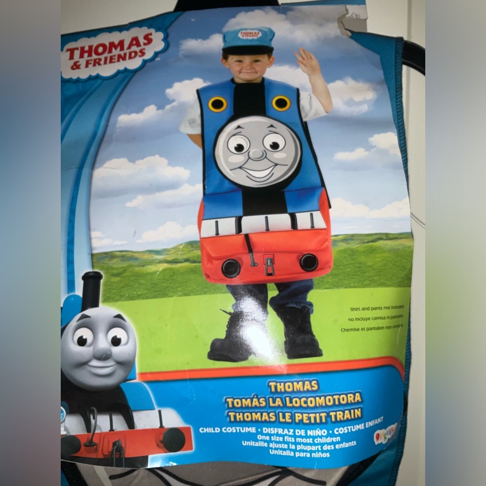 Thomas & Friends Thomas the Train kids Dress Up Foam Costume with Hat